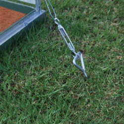 Kit d’ancrage serres de jardin polycarbonate / Abris de jardin Skylight