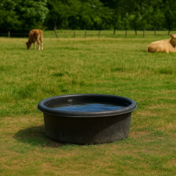 Bac pâturage 100 litres avec rebord extérieur