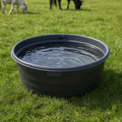 Bac pâturage 1050 litres avec rebord extérieur noir