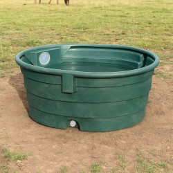 Bac pâturage 600 litres avec rebord intérieur vert
