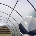 Bâche de serre thermique Plasticlair 200 microns incolore – zoom sur l’épaisseur et la texture transparente