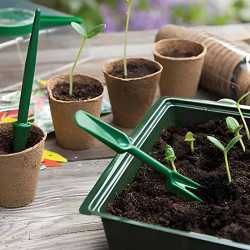 Pots ronds 100 % fibre de bois pour semis