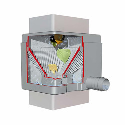 Collecteur filtrant Quattro gris