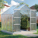 Serre de jardin en polycarbonate 4 ou 6 mm avec base