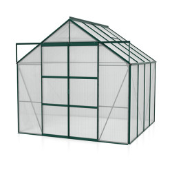 Serre de jardin Uranus en polycarbonate 4 ou 6 mm avec base