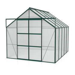 Serre de jardin Uranus en polycarbonate 4 ou 6 mm avec base
