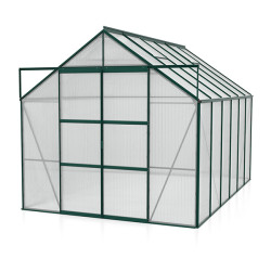 Serre de jardin Uranus en polycarbonate 4 ou 6 mm avec base