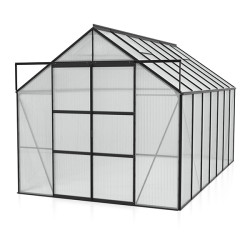Serre de jardin Uranus en polycarbonate 4 ou 6 mm avec base