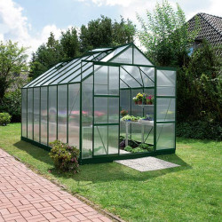 Serre de jardin Uranus en polycarbonate 4 ou 6 mm avec base