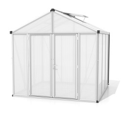 Serre de jardin en polycarbonate 10 ou 16 mm - Zeus Confort