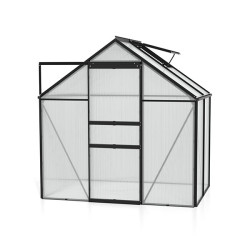 Illustration de la serre pour le jardinage et la culture de plants et légumes toute l'année