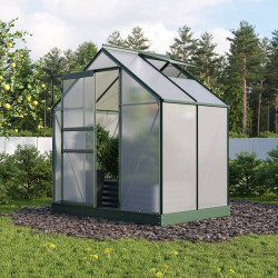 Lucarne de toit ouverte sur serre Vitavia Planet