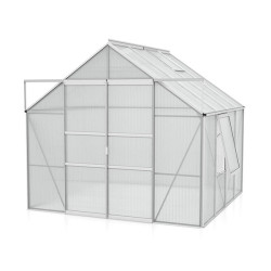 Structure aluminium thermolaqué sur serre de jardin Vitavia 