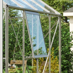 Fenêtre d'aération latérale de la serre en polycarbonate