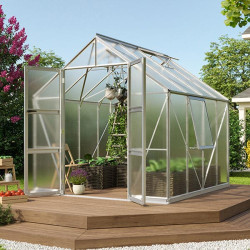 Serre de jardin Olymp &ndash; polycarbonate 4 ou 6 mm ventilation optimale