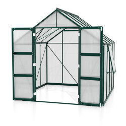 Panneau polycarbonate anti-choc intégré à l’armature aluminium