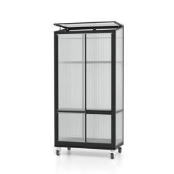 Panneaux alvéolaires en polycarbonate 4 mm montés sur mini-serre