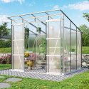Serre de jardin Vitavia Playa en aluminium anodisé et panneaux polycarbonate 6mm