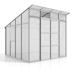 Serre de jardin fonctionnelle pour jardinage et semis sous abri