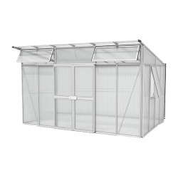 Polycarbonate sur le toit de serre favorisant lumière diffuse pour les cultures