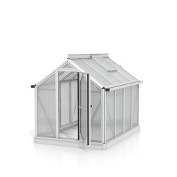 Détail du polycarbonate 4 mm traité UV offrant diffusion lumineuse pour semis et herbes aromatiques