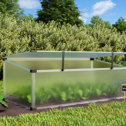 Toit ouvrant et panneaux polycarbonate 4 mm pour ventilation et culture sous mini‑serre