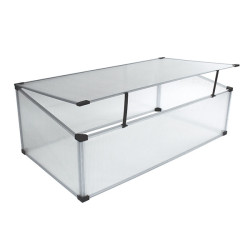 Mini‑serre légère en polycarbonate résistante aux chocs pour herbes aromatiques et légumes