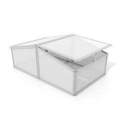 Mini serre Gaia XS de 0,6 m², polycarbonate 4 mm