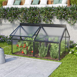 Mini‑serre Gaia Jumbo pour herbes aromatiques et légumes sur balcon ou jardin restreint 