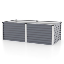 Carré potager Linus 630 – Acier Zincalume hauteur 63 cm