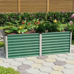 Potager en hauteur pour balcon, terrasse ou serre, en acier Zincalume très résistant 