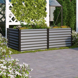 Lit potager surélevé facile à jardiner debout pour semis et cultures diversifiées 