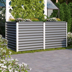 Carr&eacute; potager Linus 858 &ndash; bac de culture Zincalume&reg; hauteur 86 cm