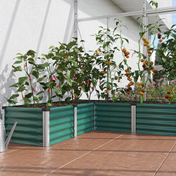 Lit de plantation surélevé pour tomates, aromatiques et légumes racines