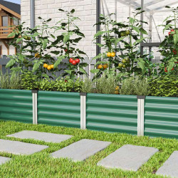 Jardinière surélevée rectangulaire grande capacité pour plantation intensive