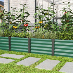 Structure acier renforcé anti-oxydation pour cultures potagères en hauteur