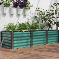 Carré potager Linus IN-OUT L – grand bac en Zincalume®