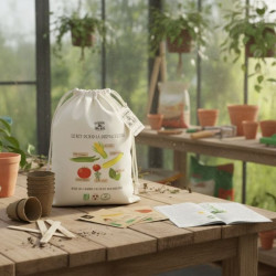 Kit de jardinage « Permaculture » - Graines, Livret et Accessoires