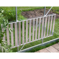 Table pliante en aluminium pour serre