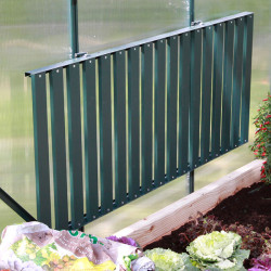 Table pliante en aluminium pour serre