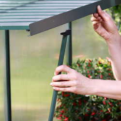 Table pliante en aluminium pour serre