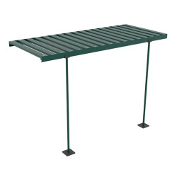 Table pliante en aluminium pour serre
