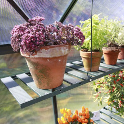 Étagère pliante en aluminium, légère, résistante