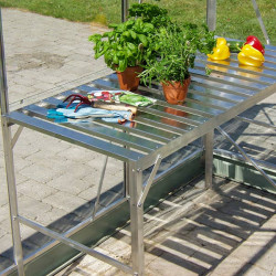 Table de culture en aluminium 1 plateau