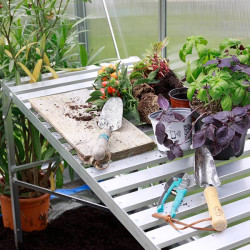 Table de culture en aluminium 1 plateau