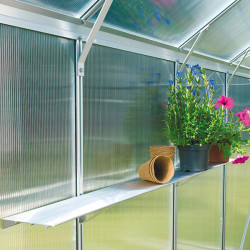 &Eacute;tag&egrave;re murale en aluminium avec supports