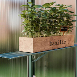 Étagère murale en aluminium avec supports