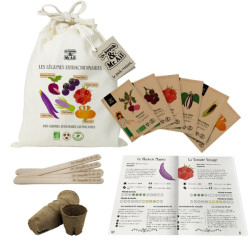Kit de jardinage “Les légumes extraordinaires”