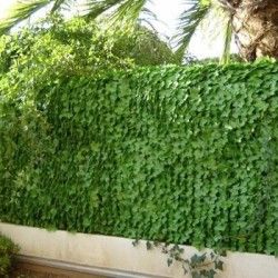 Déstockage haie artificielle feuillage Lierre longueur 3 m - hauteur 1,50 m