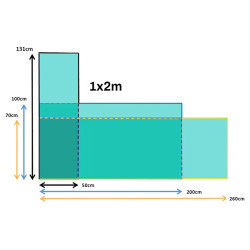 Treillis extensible feuilles de lierre